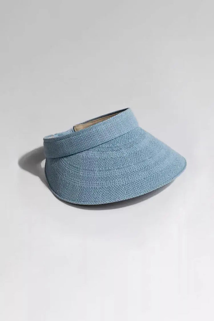 Fibflx Women's Packable Japanese Washi Paper Sun Visor with Adjustable Closure