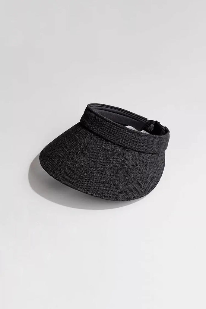 Fibflx Women's Packable Japanese Washi Paper Sun Visor with Adjustable Closure