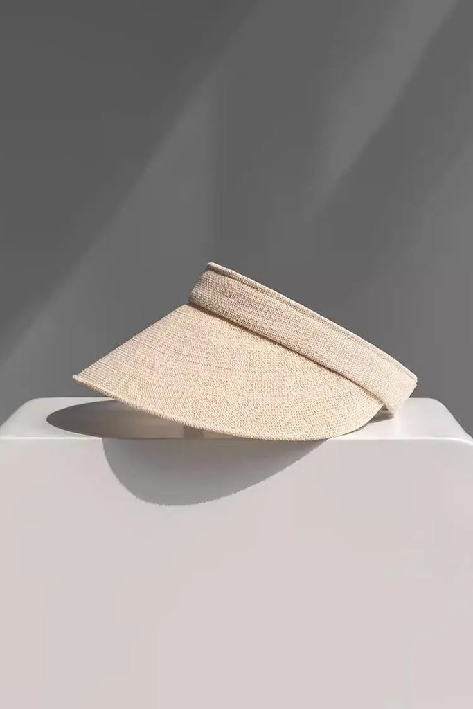 Fibflx Women's Packable Japanese Washi Paper Sun Visor with Adjustable Closure