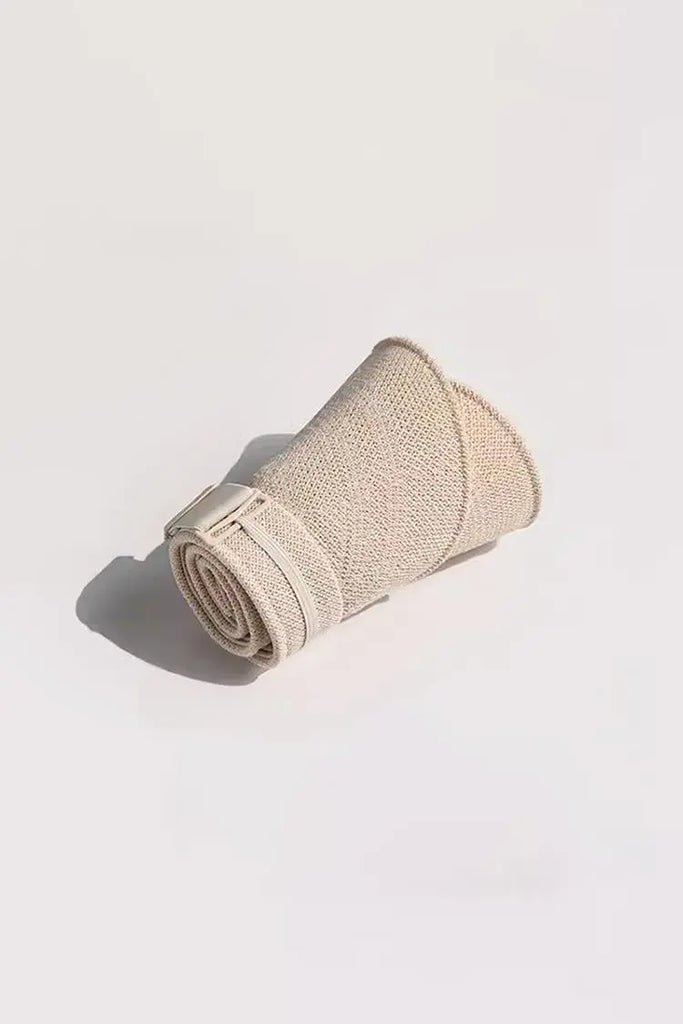 Fibflx Women's Packable Japanese Washi Paper Sun Visor with Adjustable Closure