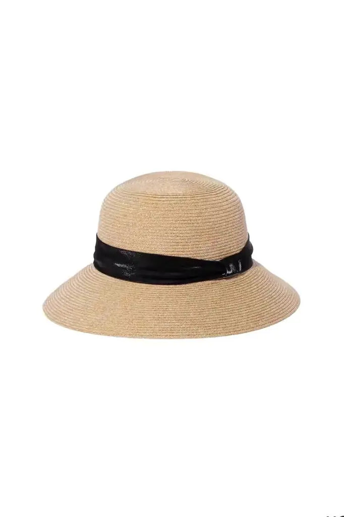 Fibflx Women's Packable Summer Cloche Hat with Velvet Ribbon