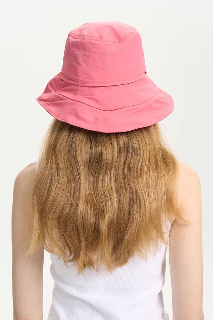 Fibflx Women's Packable Wide Brim Bucket Hat with Detachable Strap