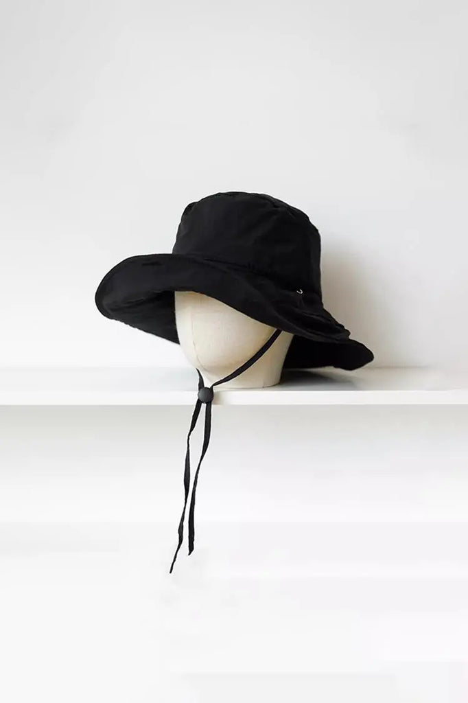 Fibflx Women's Packable Wide Brim Bucket Hat with Detachable Strap