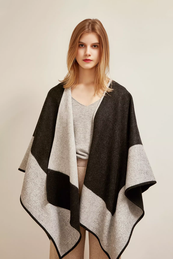 	Patterned 100% Wool Cape