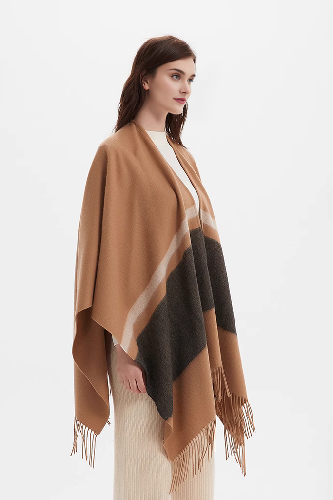 	Patterned 100% Wool Cape