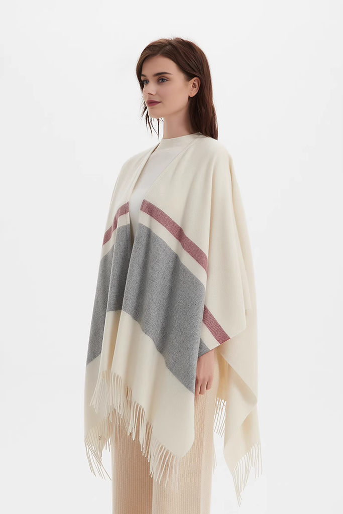 	Patterned 100% Wool Cape