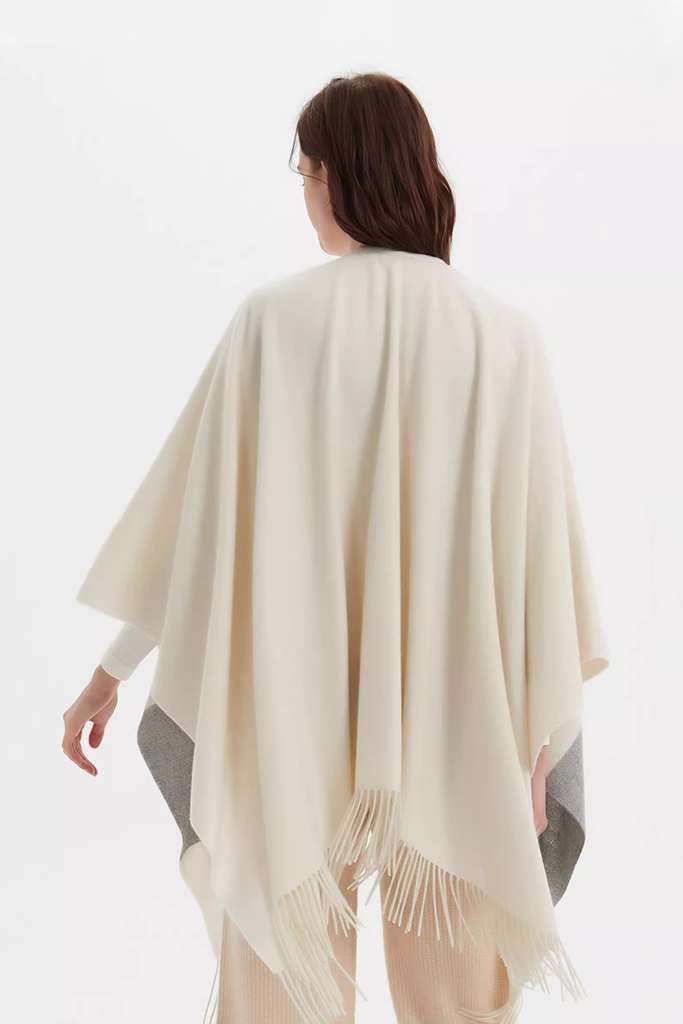 	Patterned 100% Wool Cape