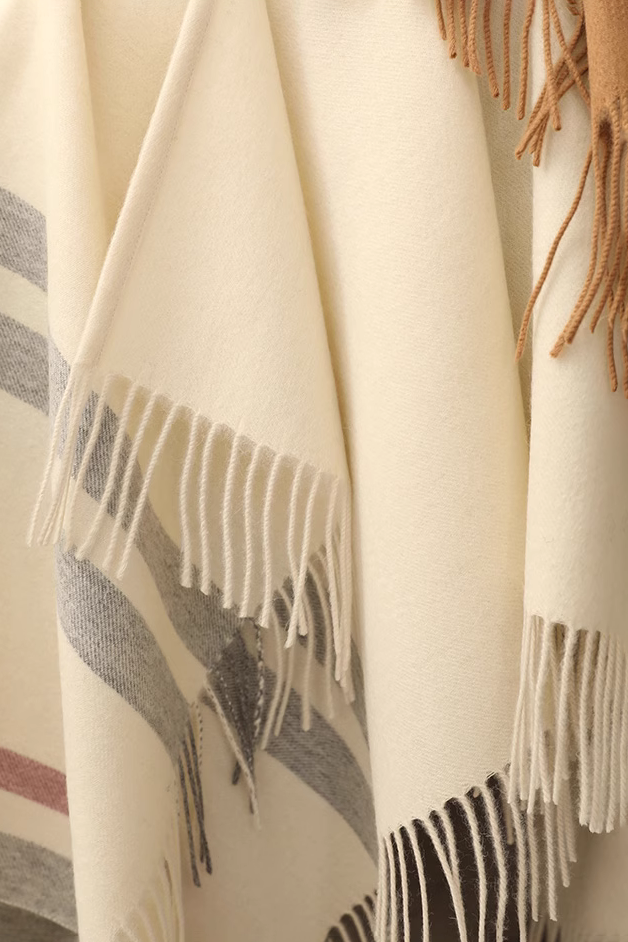 	Patterned 100% Wool Cape