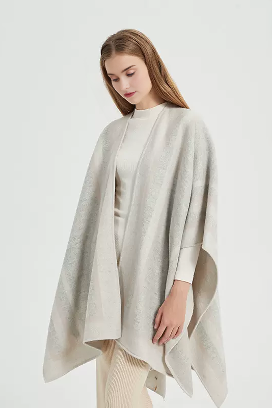 	Patterned 100% Wool Cape