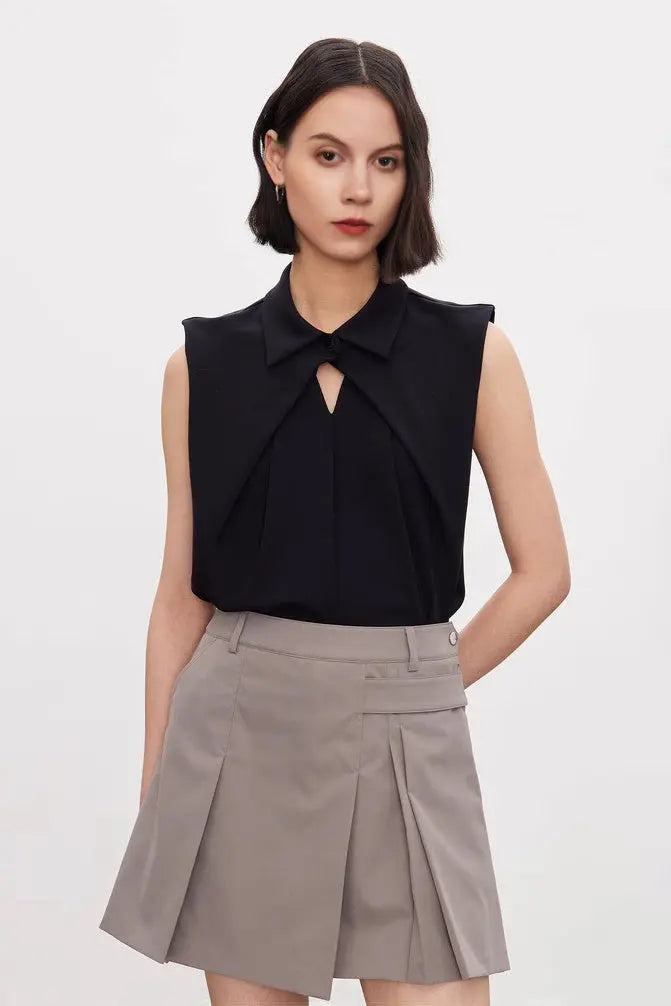 Fibflx Women's Quality Combed Cotton Polo Collar Shirt