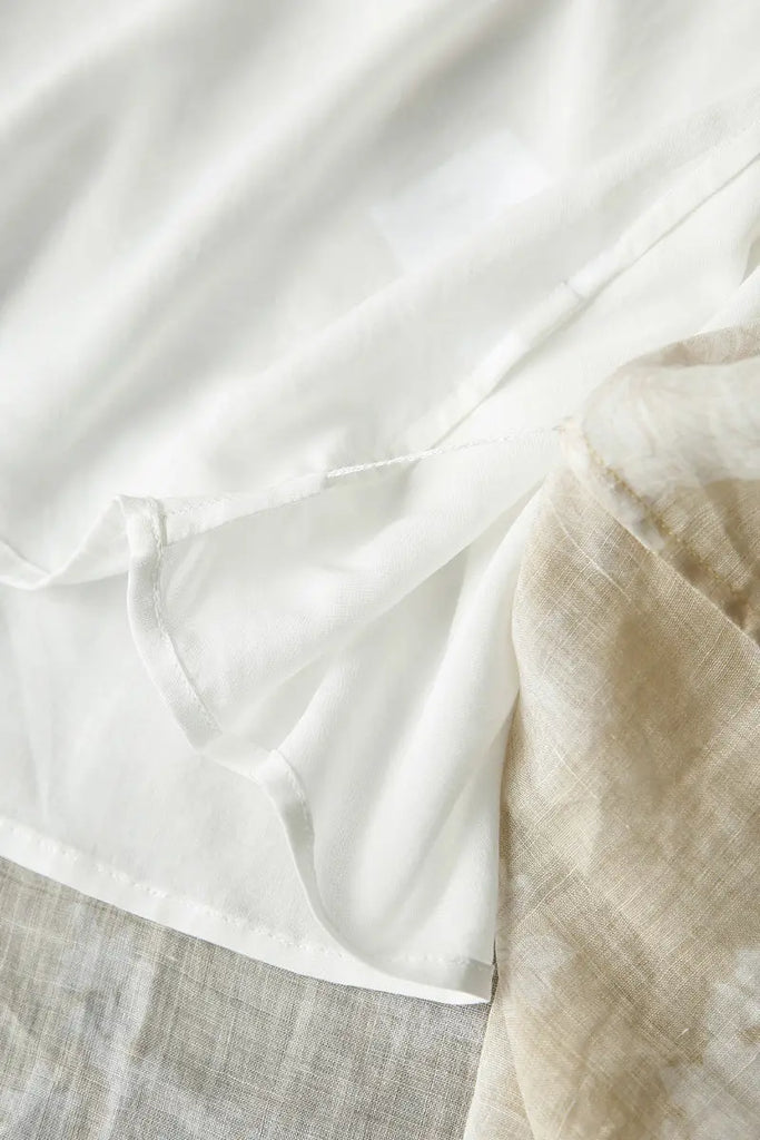 Ramie Floral Tiered Sleeveless Trapeze Midi Dress  Fibflx