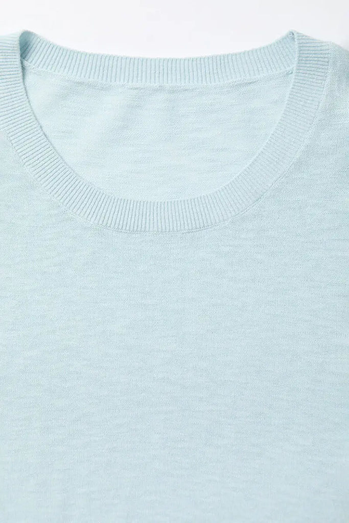 Relaxed Cotton-Linen Crewneck T-Shirt  Fibflx