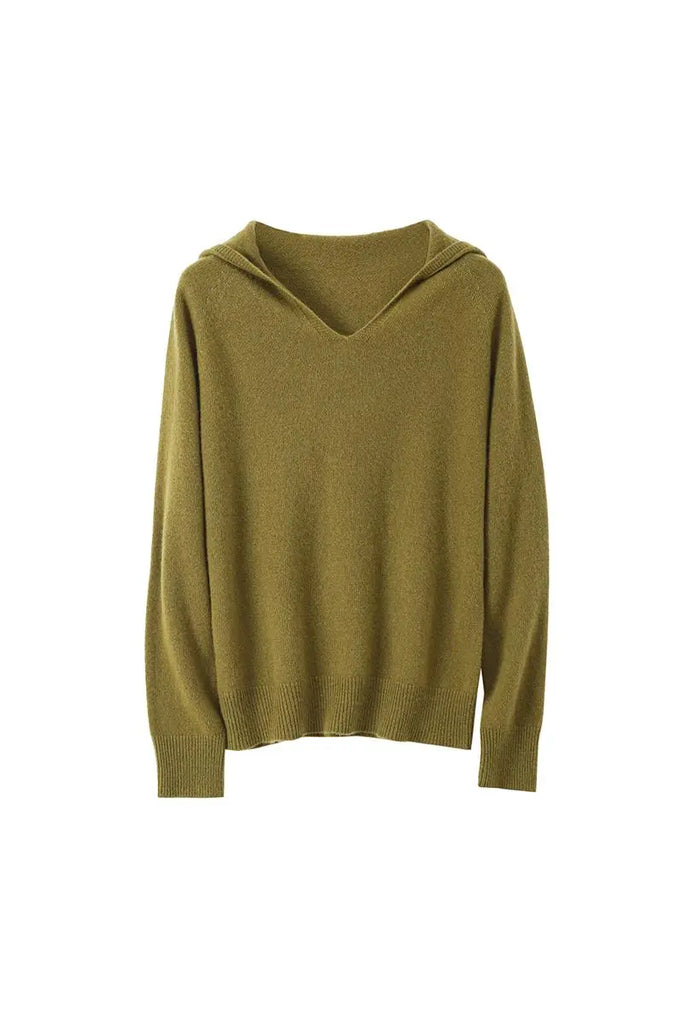 Relaxed Merino Wool Hoodie Fibflx