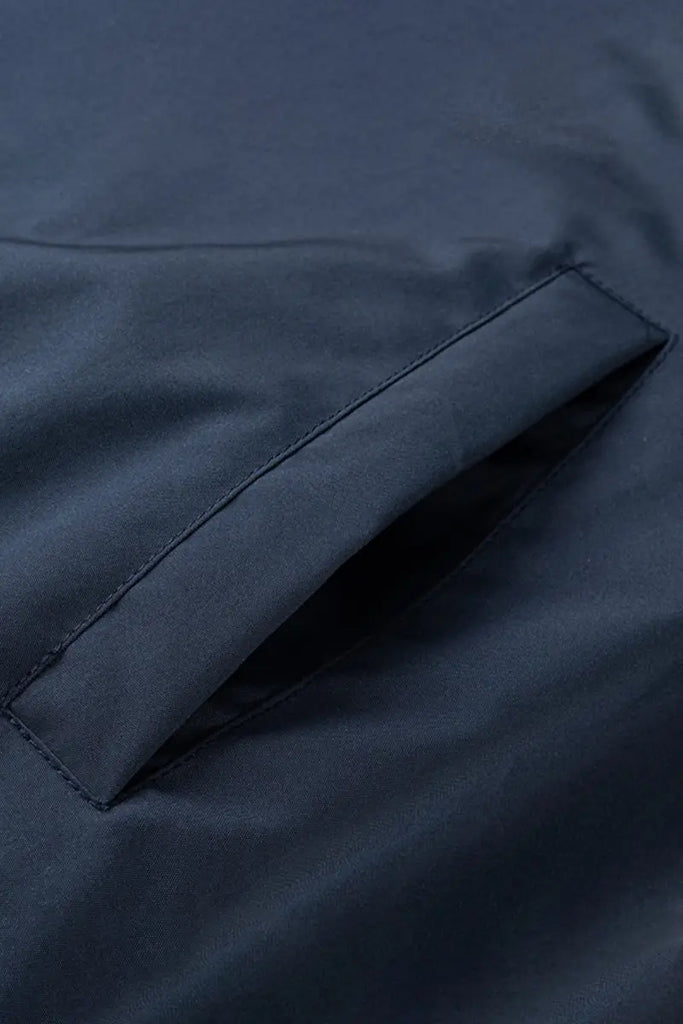 Fibflx Women's Reversible Micro-Check Zip-Up Bomber Jacket