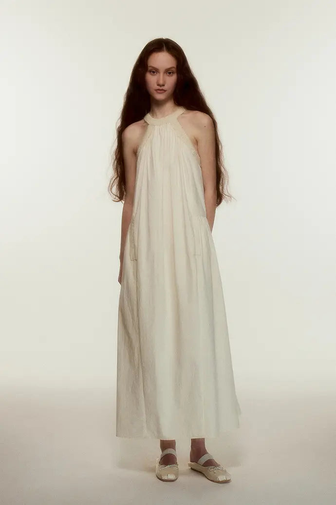 ribbed midi dress white Rib Knit Collar Creamy M / Ivory Cream / 80% Cotton 20% Viscose Crafted from a soft collection:postcards-from-amalfi Rodarte Silk Midi Length Color:PETAL PINK