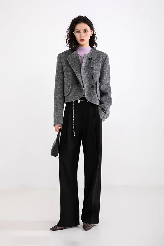 FIbflx Women's Seamless Knit 100 Washable Merino Wool Mock Turtleneck Sweater