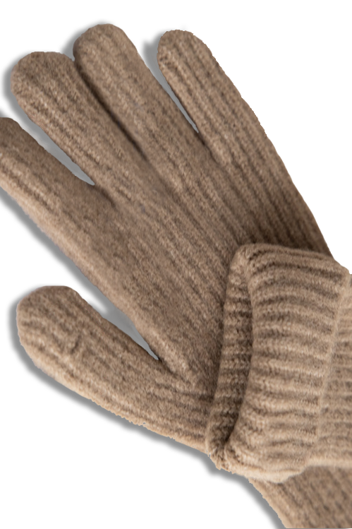 Seamless Washable Wool Knit Winter Gloves - Fibflx