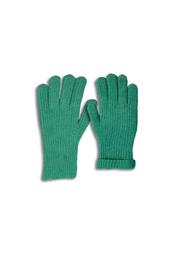 Seamless Washable Wool Knit Winter Gloves - Fibflx