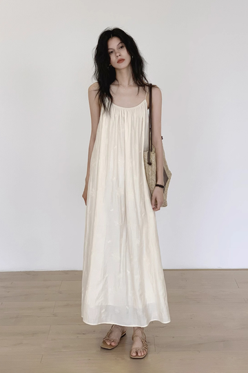 cotton beach dresses Summer Cotton Maxi Dress, Boho Beach Dress, Maresa Block Printed Cotton  Summer Dress by La Mandarine