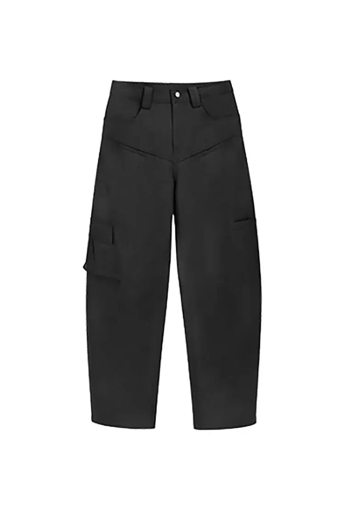 Fibflx Women's Structured Baggy Green Cargo Pants