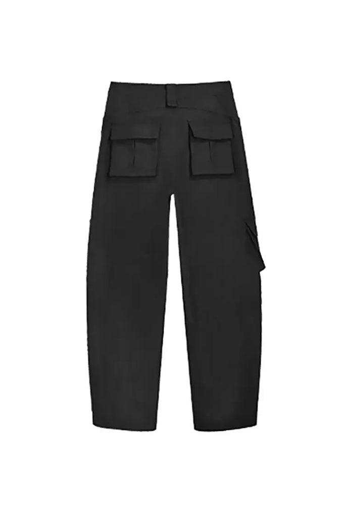 Fibflx Women's Structured Baggy Green Cargo Pants