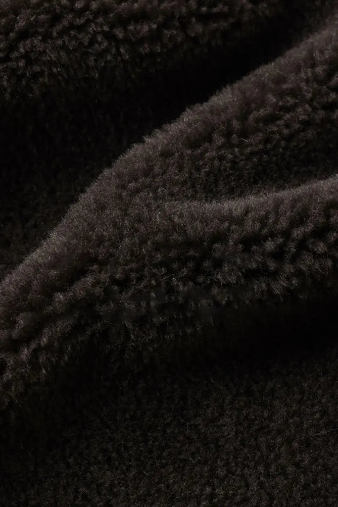 Fibflx Women's Faux Suede & Genuine Shearling Aviator Vest