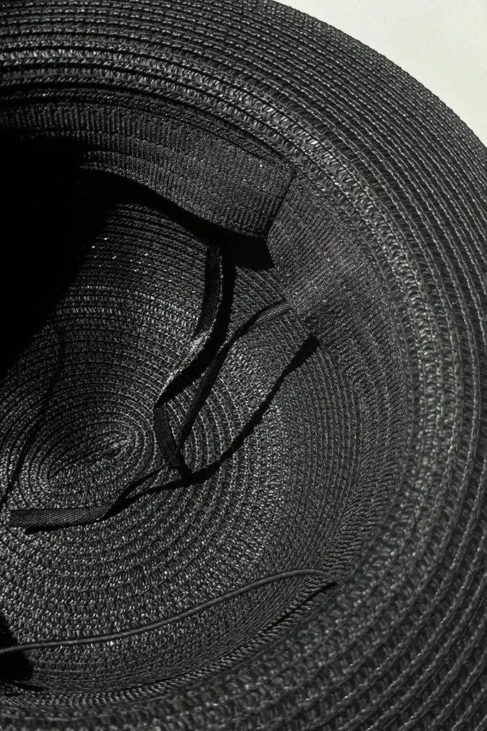 Fibflx Women's Summer Packable Wide-Brim Straw Cloche Hat