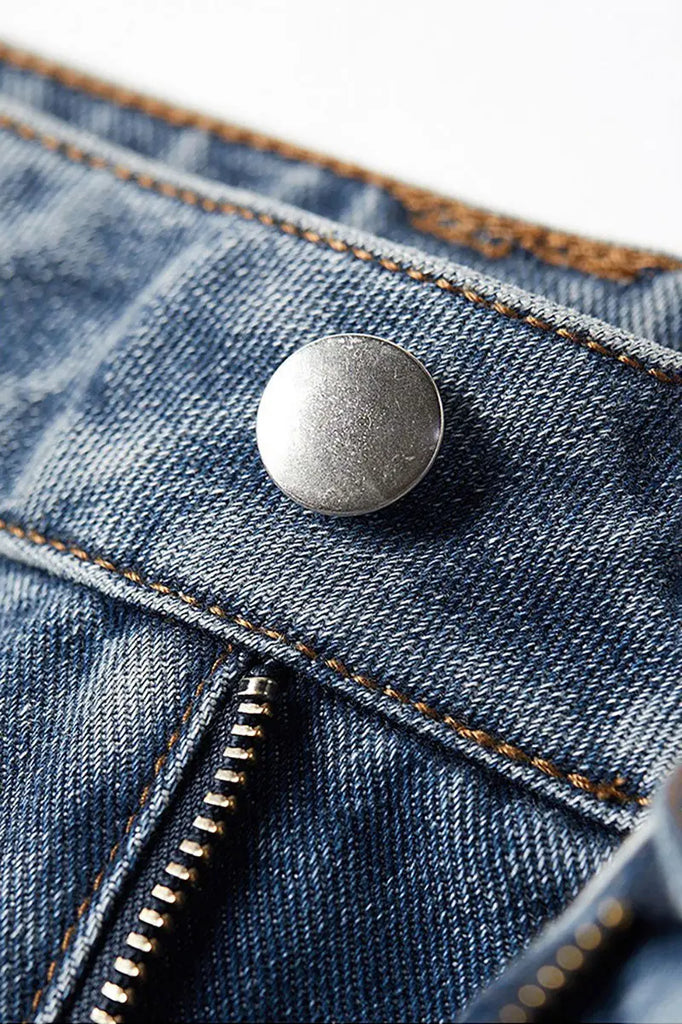 Fibflx Women's Super Baggy High-Waisted Wide-Leg Denim Jeans in Light Wash