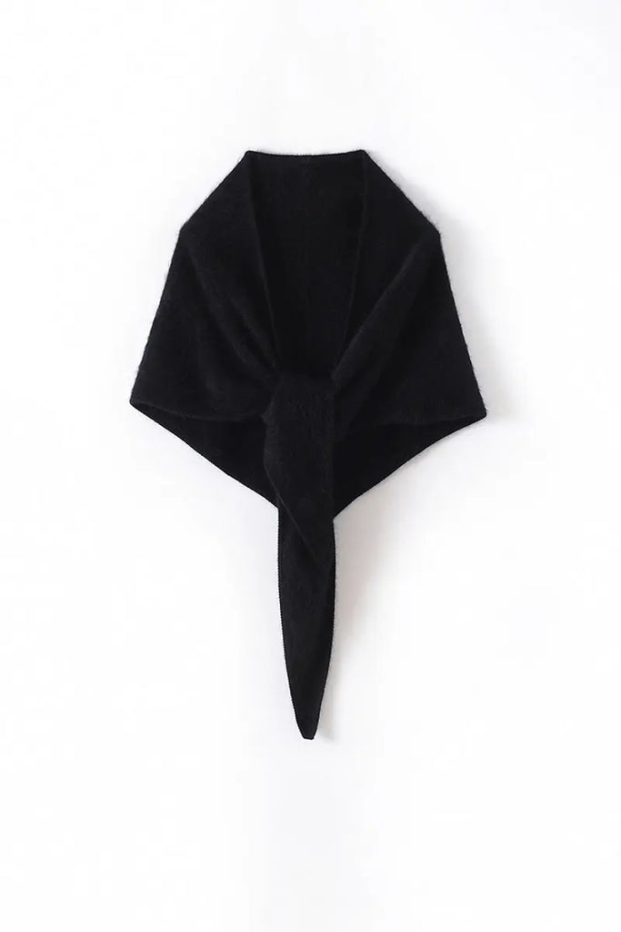 Fibflx Women's Superfine Brushed Cashmere Triangle Wrap Shawl