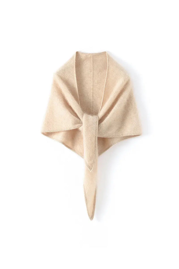 Fibflx Women's Superfine Brushed Cashmere Triangle Wrap Shawl