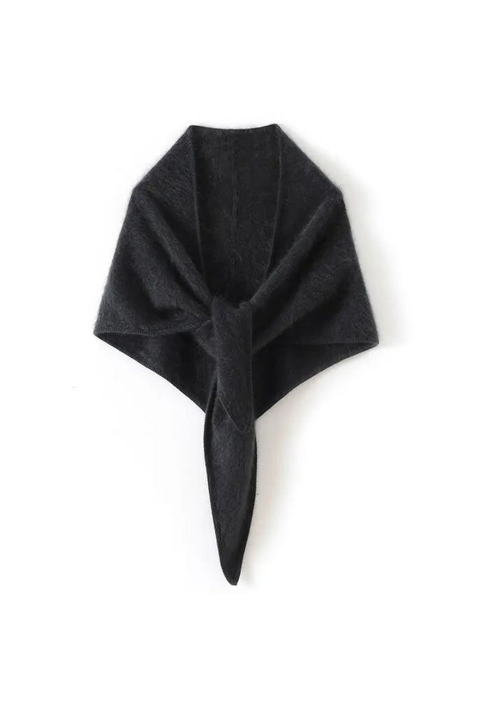 Fibflx Women's Superfine Brushed Cashmere Triangle Wrap Shawl