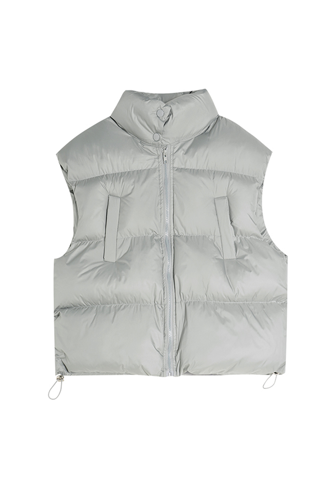 Fibflx Womne's Versatile Stand Collar Puffer Vest
