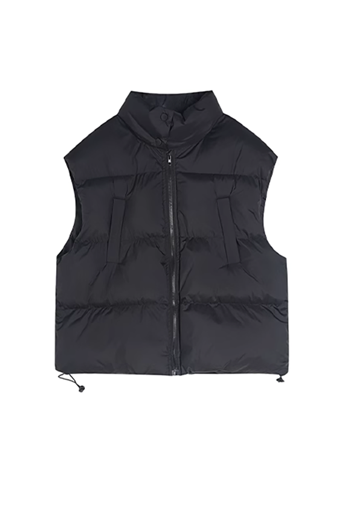 Fibflx Womne's Versatile Stand Collar Puffer Vest