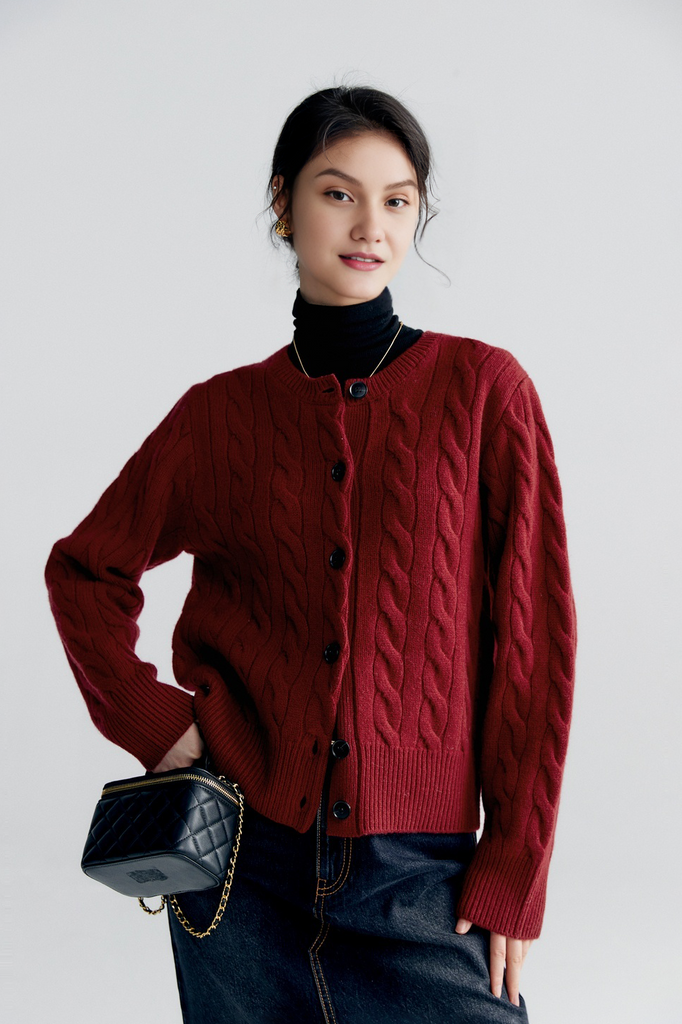 Women Wool Long Collared Knit Duster Cardigan Sweater Maxi Outwear