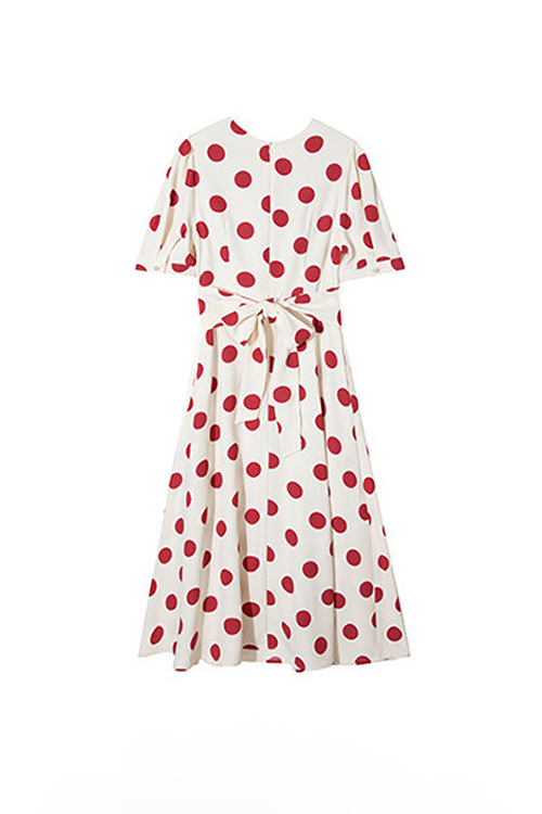 Vintage Polka Dot Suit Dress Fibflx