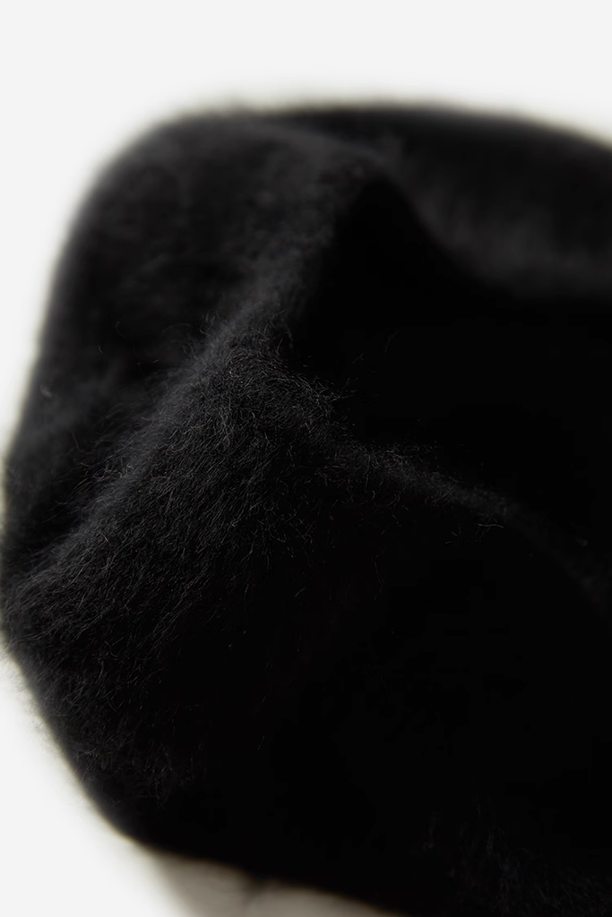 Vintage-inspired French Cashmere Beret Hat - Fibflx