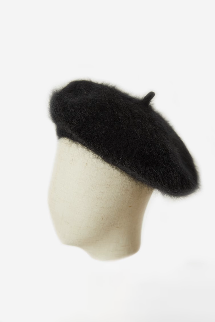 Vintage-inspired French Cashmere Beret Hat - Fibflx