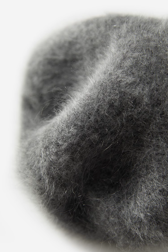 Vintage-inspired French Cashmere Beret Hat - Fibflx