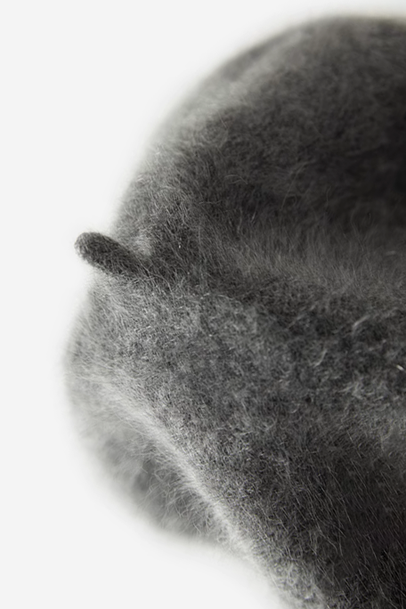 Vintage-inspired French Cashmere Beret Hat - Fibflx