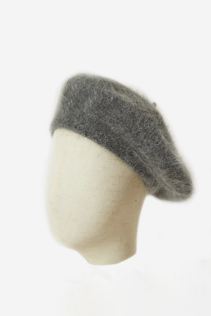 Vintage-inspired French Cashmere Beret Hat - Fibflx