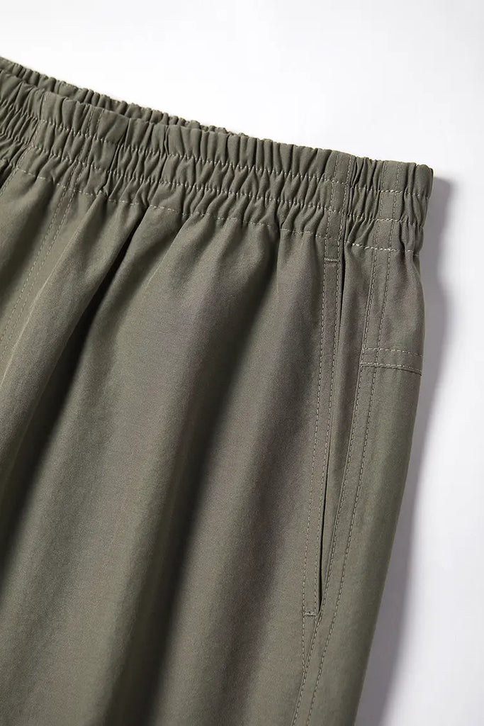 Fibflx Women's Wide-Leg Baggy Cargo Parachute Pants