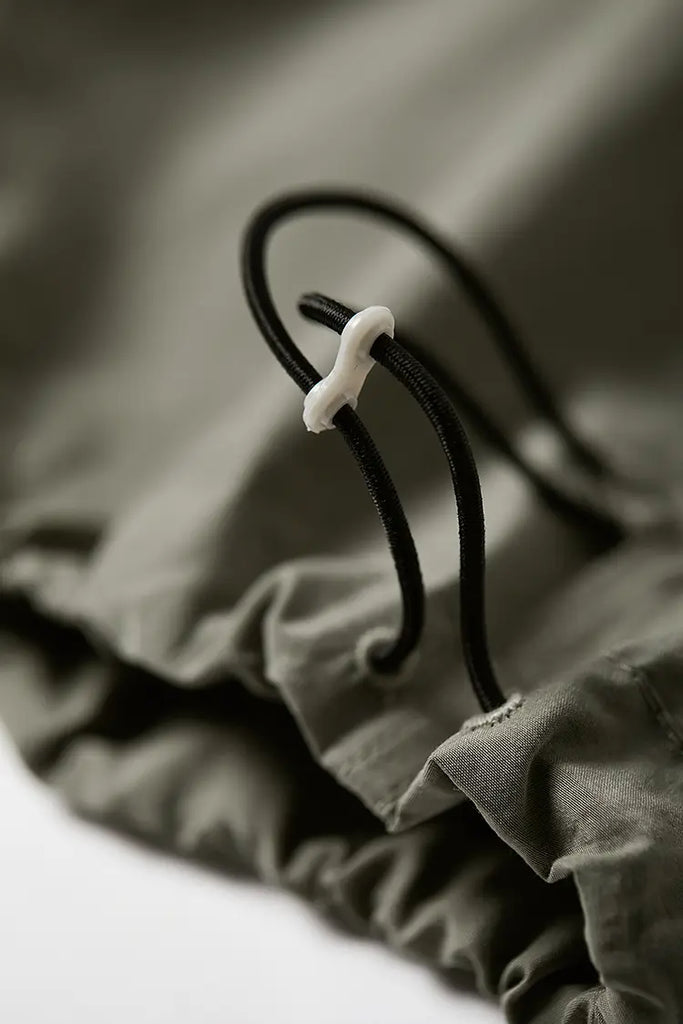 Fibflx Women's Wide-Leg Baggy Cargo Parachute Pants