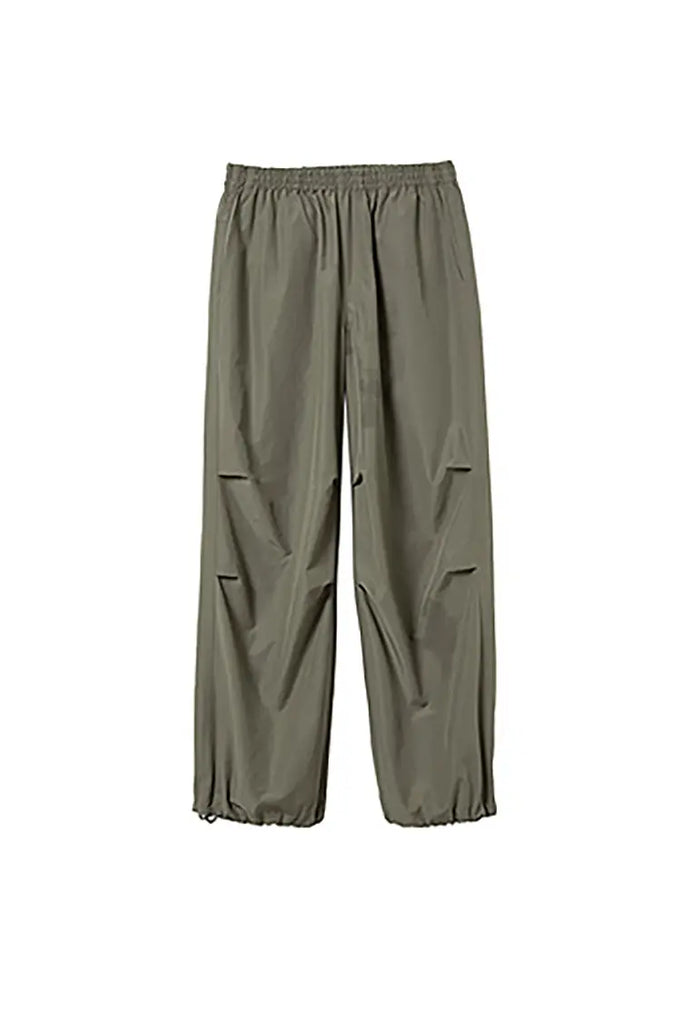 Fibflx Women's Wide-Leg Baggy Cargo Parachute Pants