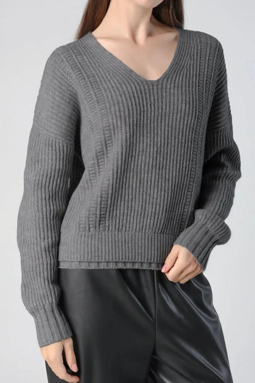 Women's Wool Crewneck Sweater Fibflx