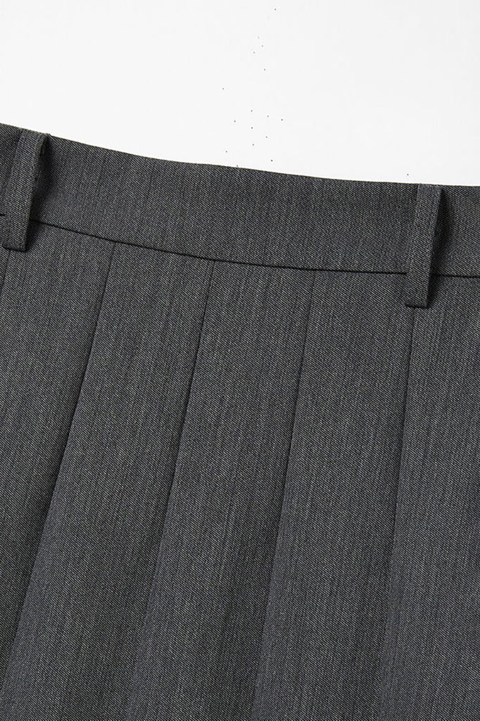 A-Line High-Waisted Pleated Midi Skirt  Fibflx