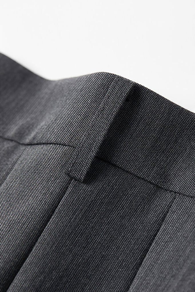 A-Line High-Waisted Pleated Midi Skirt  Fibflx