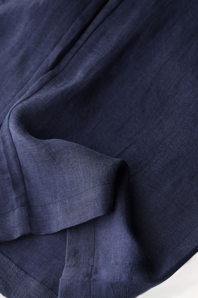 Airy Linen-Blend Wide-Leg Drawstring Pants  Fibflx