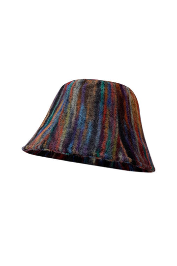 Fibflx Women's Artful Cotton Striped Bucket Hat