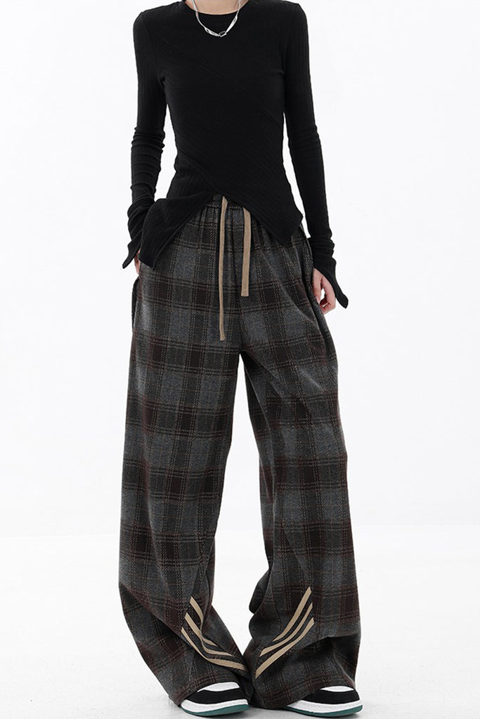 Asymmetric Hem Slim Long Sleeve Top  Fibflx