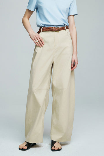 Baggy Five-Pocket Barrel Pants - Fibflx
